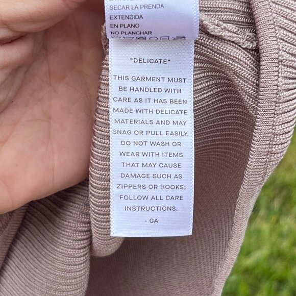 Good American Angled Rib High Neck Bodysuit Size 3 / US L - Picture 11 of 14